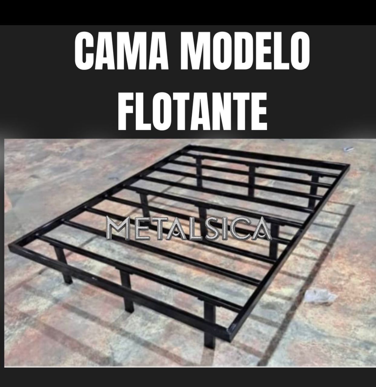Cama Flotante Minimalista