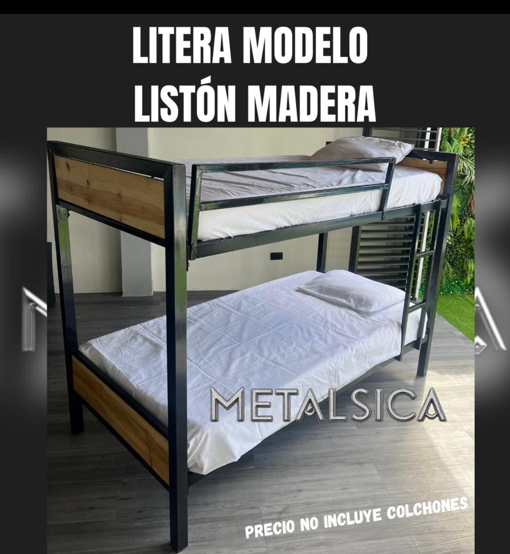 Litera Modelo Listón Madera