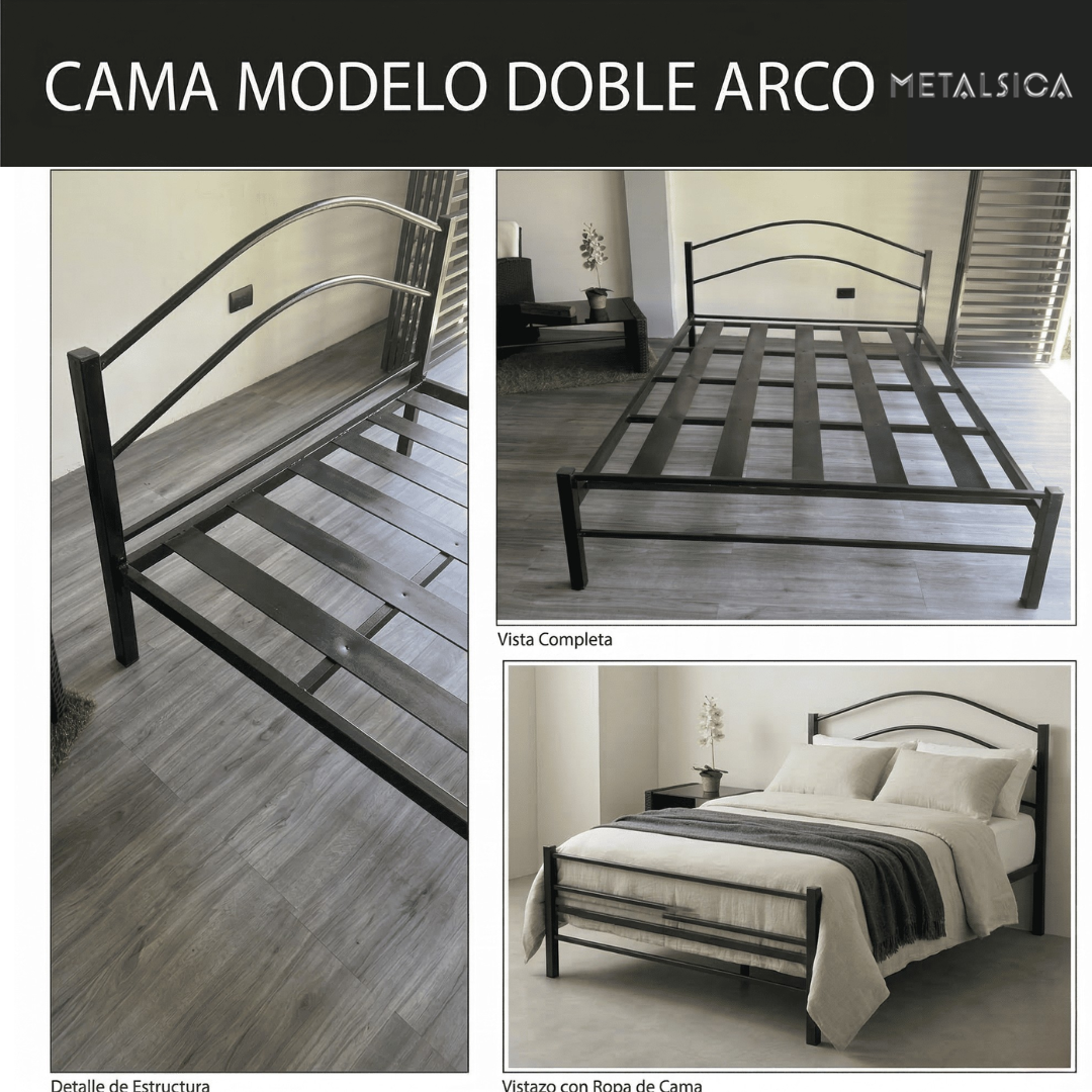 Cama Modelo Doble Arco