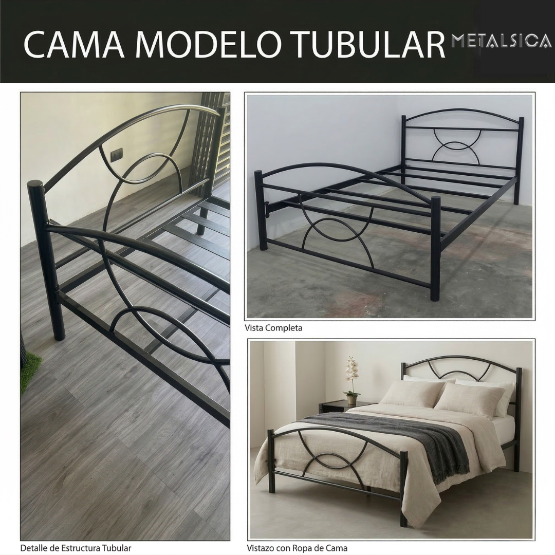 Cama Modelo Tubular