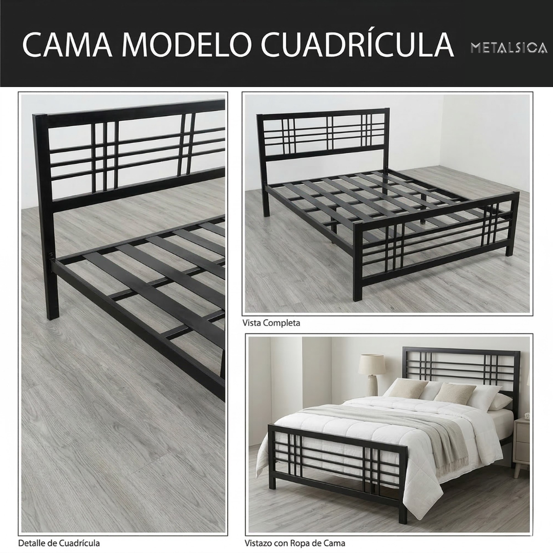 Cama Modelo Cuadrícula