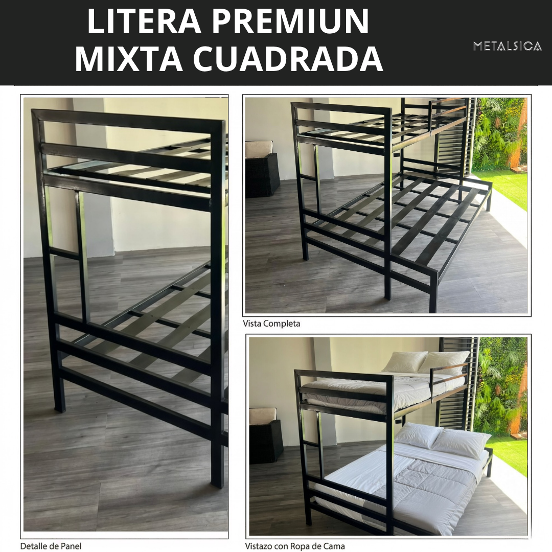 Litera Premium Mixta Cuadrada