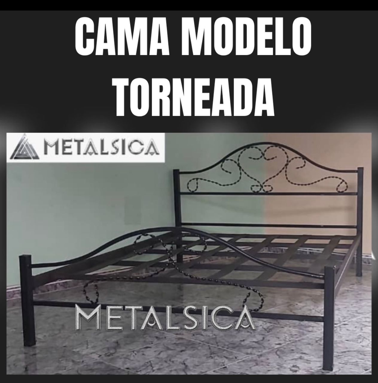 Cama Modelo Torneada individual