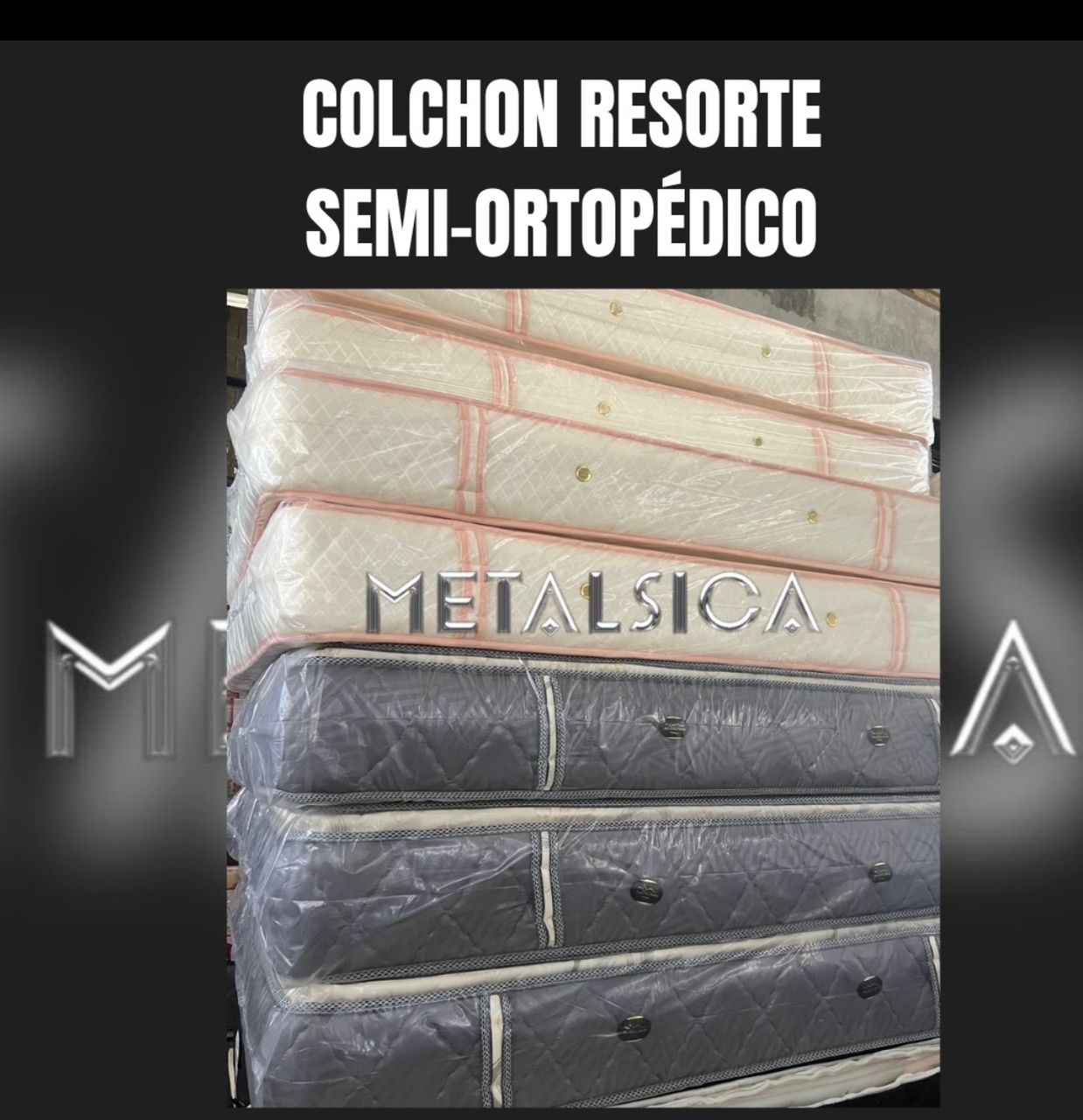 Colchón de Resorte Individual